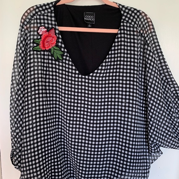 Coco Bianco blouse size XL - Picture 5 of 6